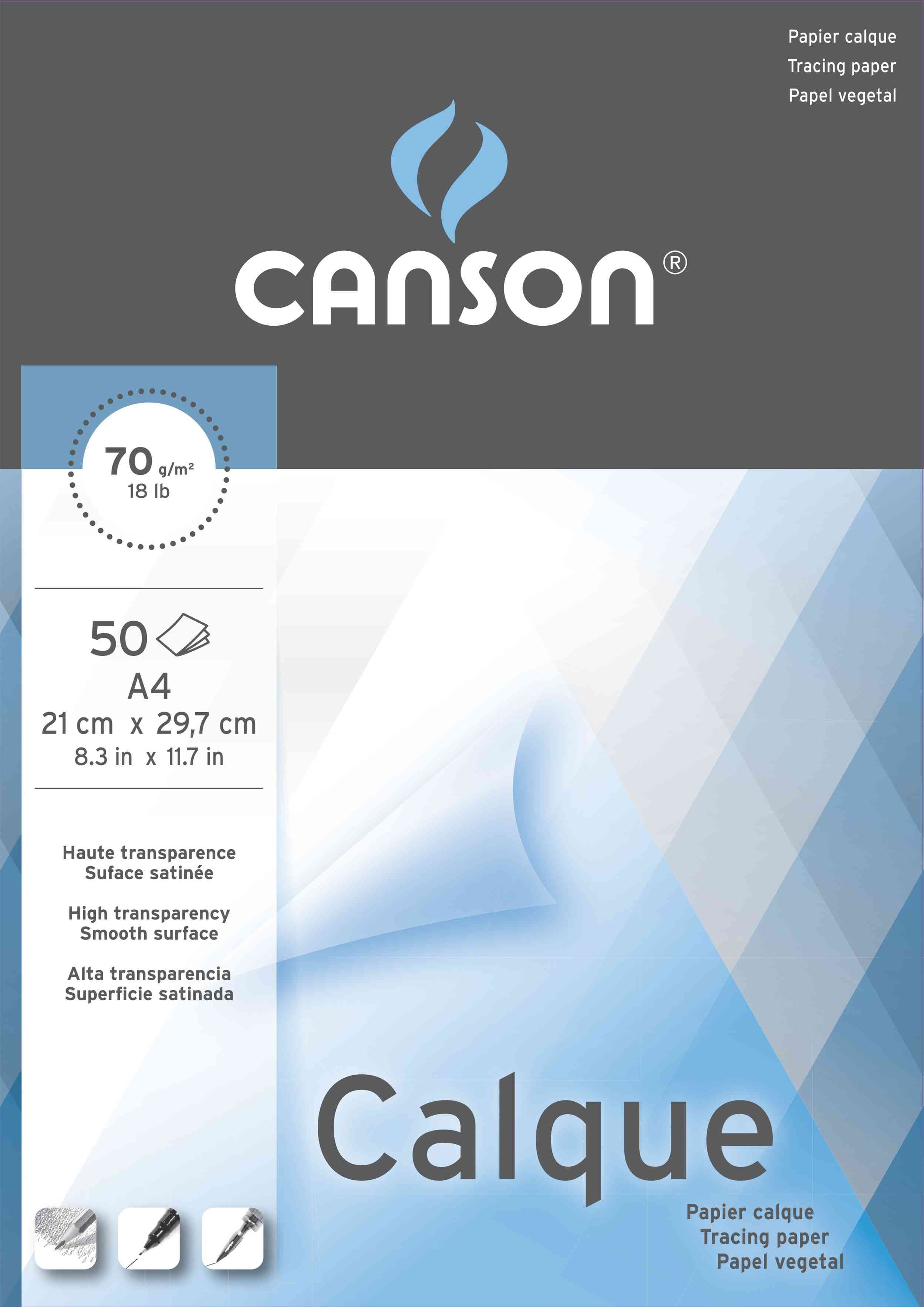 Pad calque 50 hjs Canson