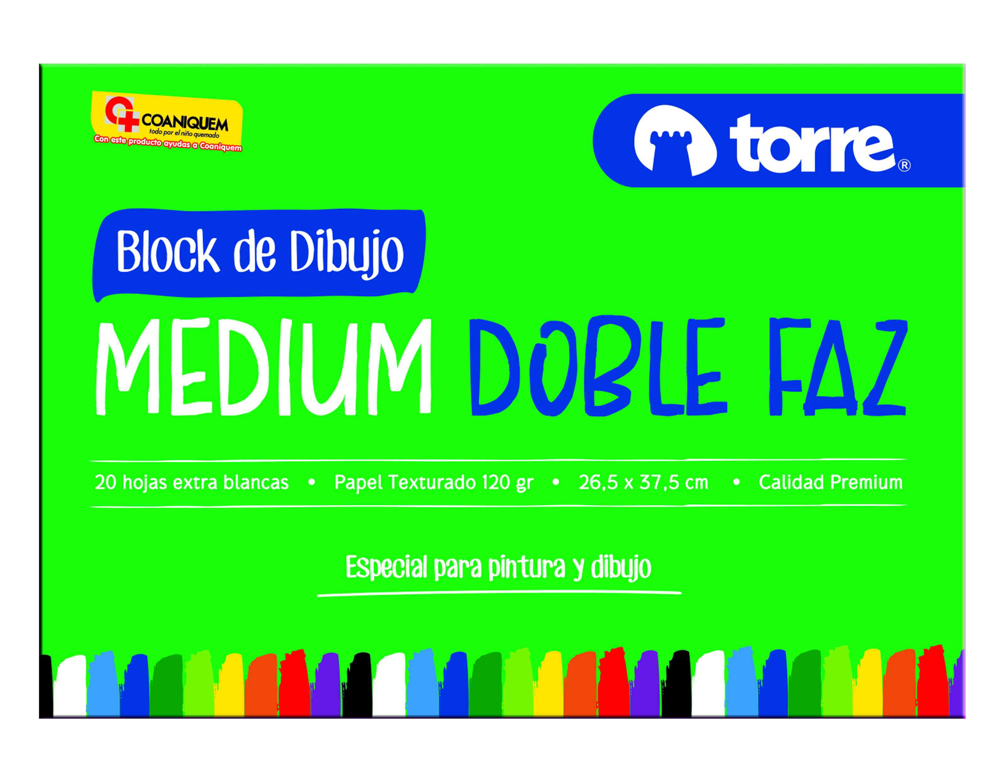 Block dibujo 99 1/8  Doble faz Imagia Torre