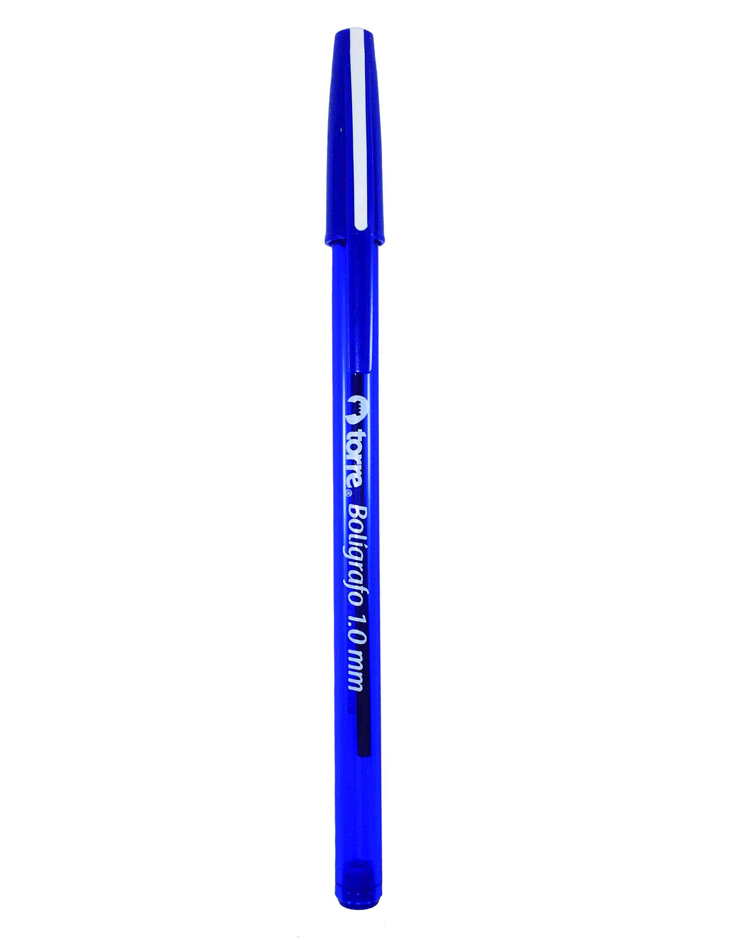 Bolígrafo punta media 1.0 mm azul Torre