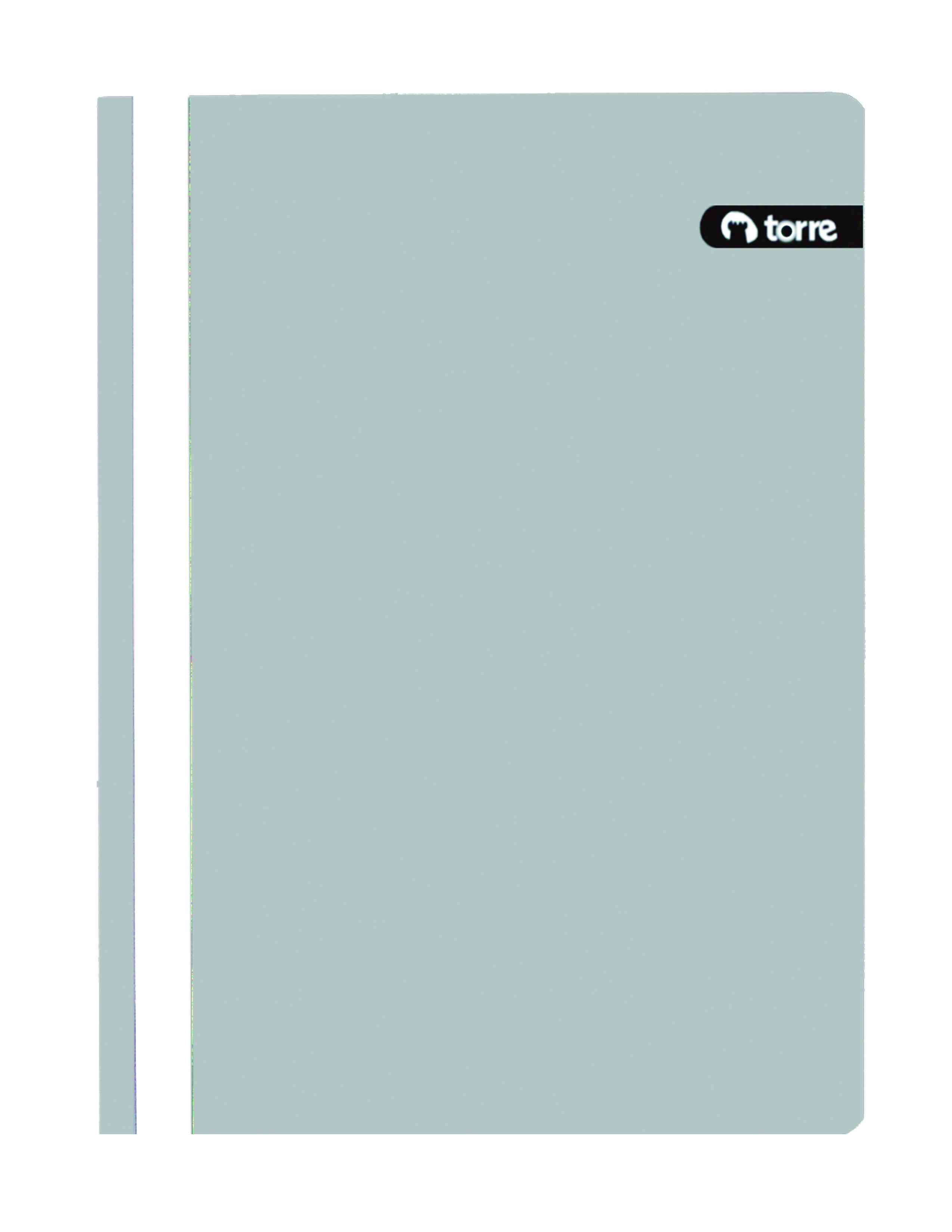 Carpeta PVC file carta gris Torre