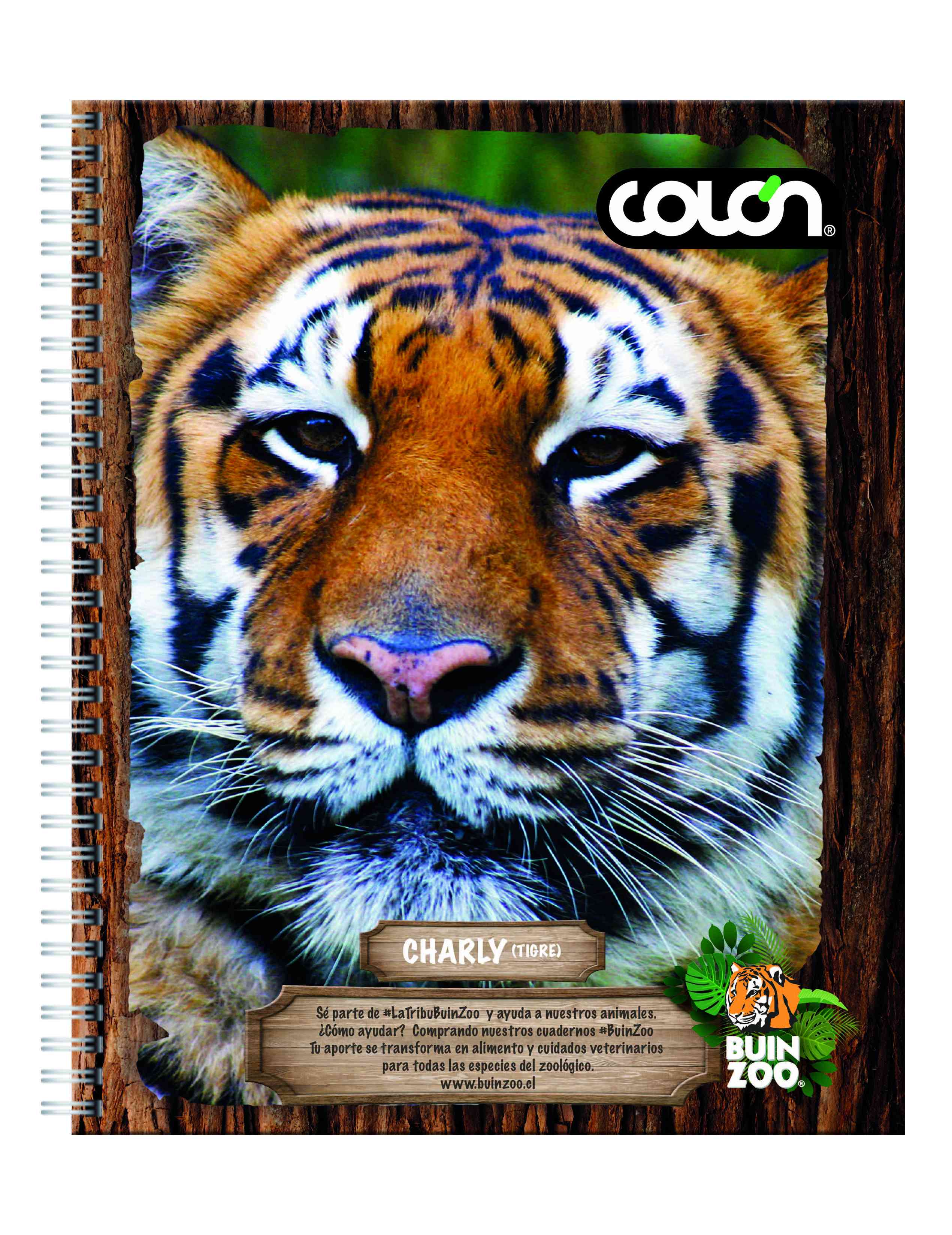 Cuaderno Universitario Buin zoo 7mm 100 hjs Colon
